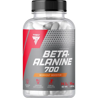 TREC NUTRITION BETA-ALANINE 700 mg 90 Kapseln – Für maximale Ausdauer und Leistungssteigerung