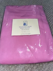 NEU NEU IN VERPACKUNG Pottery Barn Kinder Segeltuch Panel Stange Tasche Vorhang 84” x 44” rosa - Bild 1 von 2
