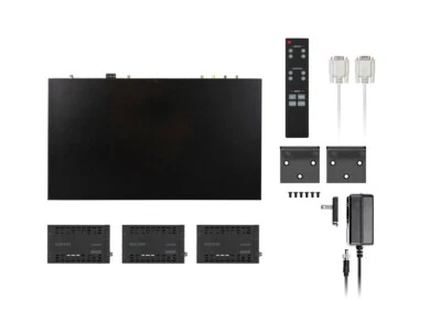 Monoprice Blackbird 4K HDMI Matrix, 4x4, HDBaseT, HDR, 18G, 4K@60Hz, HDCP 2.2 - Image 1 of 4