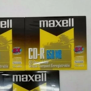 9 PACK - Maxell CD-R 650 MB 74 Minute Premium Grade 8X CD-R74 - Picture 1 of 1