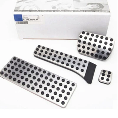 JUEGO DE CUBIERTA DE PEDAL DE FRENO DE GAS REPOSAPIÉS ORIGINAL REPUESTO PARA LA MAYORÍA DE MERCEDES-BENZ Foto 1 de 4