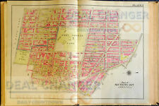1908 FORT GREENE PARK BROOKLYN NY ACADEMY OF MUSIC LIRR STATION ATLAS MAP