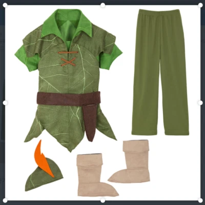 [Disney Store] Disfraz de Peter Pan para niño - 2020 - Talla 5/6 Foto 1 de 4