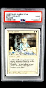1994 MtG Magic the Gathering Revised Samite Healer PSA 9 *Only 8 Graded Higher* - Picture 1 of 12