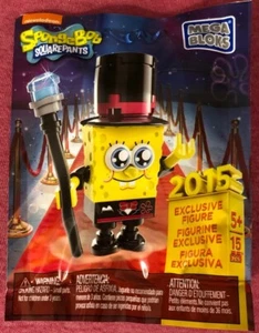 Figura de Bob Esponja Pantalones Cuadrados Mega Bloks - Figura SDCC 2015 exclusiva de la Comic Con - Imagen 1 de 2