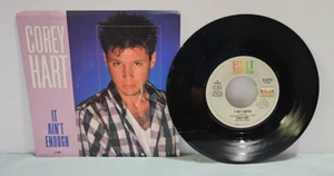 Corey Hart It Ain't Enough 45 RPM Vinyl Record LP with Picture Sleeve - Picture 1 of 2