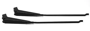 New Steel Windshield Wiper Arm Pair in Black / For 1968-1986 JEEP CJ CJ5 CJ7 - Picture 1 of 8