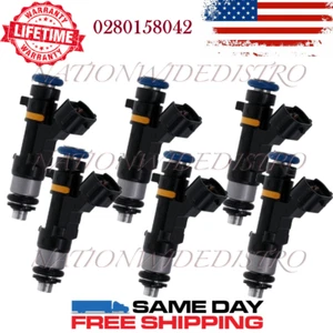 6x OEM Bosch Fuel Injectors for 04-08 Infiniti G35 M35 Nissan Murano 3.5L V6 - Picture 1 of 7