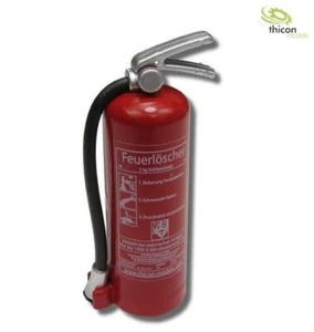 1:10 / 1:14 Feuerlöscher mit Aufkleber rot mit Halter thicon-models - Bild 1 von 2
