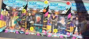 1993 Playmates STAR TREK NEXT GENERATION  LOT OF 4   Sela Romulan McCoy Troy - Picture 1 of 7