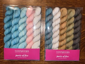 Sweet Georgia - Party Of Five - Tough Love Sock Mini Knäuel Garn Set - 2 Farben - Bild 1 von 9