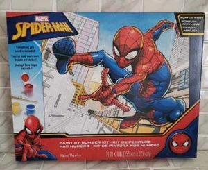 Marvel Spider-Man Paint By Number Kit by Paint Works Brand New Sealed 2021 - Picture 1 of 3