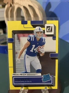 2022 Panini Donruss - Rated Rookie Press Proof Yellow #321 Alec Pierce (RC) - Bild 1 von 2