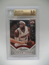 LEBRON JAMES 2013-14 Panini Prestige #39 BGS GEM MINT 9.5 Lakers, Heat