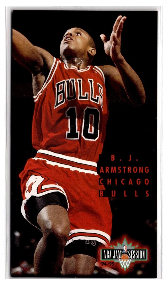 1994-95 Fleer NBA Jam Session - #25 B.J. Armstrong Chicago Bulls - Image 1 of 2