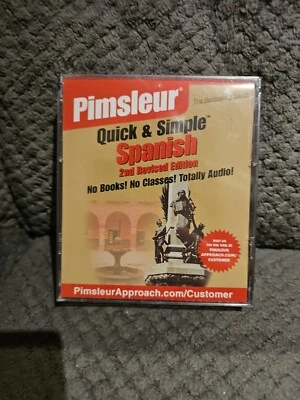 PIMSLEUR QUICK AND SIMPLE SPANISH 2ND REVISED EDITION (4 DISCS) New & Sealed - Image 1 of 2