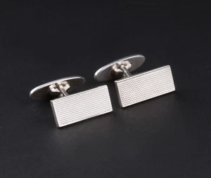 Vintage Art Deco Sterling Silver Cufflinks. MADE IN DENMARK. Aarre & Krogs Eftf. - Picture 1 of 3