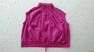 Rundholz Black Label sleeveless cotton jacket in pink, OS - large sized - Picture 1 of 15