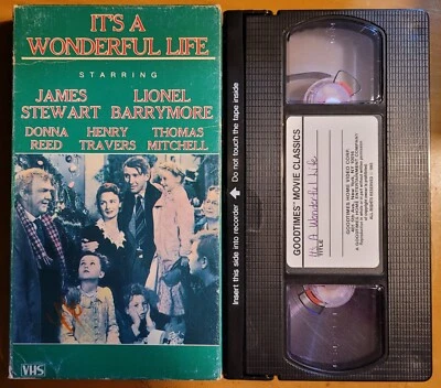1987 Goodtimes VHS: 1946 It's A Wonderful Life (James Stewart, Donna Reed) - Image 1 of 4