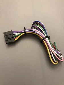 Dual Radio Wire Harness for XDVD770BT\ with Parking brake pink wire - Picture 1 of 5