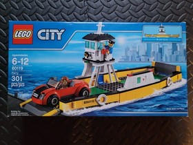 LEGO CITY Ferry 60119, New And Factory Sealed.  Retired From LEGO 