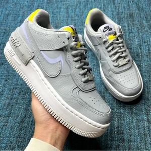 Nike Air Force 1 Low Shadow Turnschuhe Wolf Grey Lavender Mist Damengröße 6,5 - Bild 1 von 9