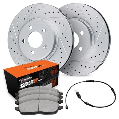 For Freightliner Sprinter 3500 02-06 Brake Kit Drilled & Slotted Front Brake Kit - Image 1 of 2