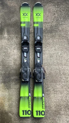 Esquís Volkl Deacon Jr 110 cm usados para niños | Fijaciones Marker 4,5 | Max DIN 4,5 Foto 1 de 4