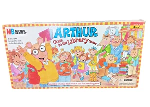 Arthur Goes to the Library - Vintage Board Game - Milton Bradley 1996 COMPLETE  - Picture 1 of 5