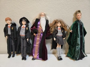 Harry Potter Doll 10" Action Figures Lot Ron Wealey Hermione Dumbledore Minerva - Picture 1 of 15