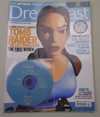 Official Dreamcast Magazine April 2000 Issue 6 Tomb Raider + Disc - Image 1 of 4