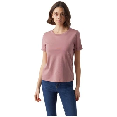 Vero Moda Camiseta Rosa Antiguo De Algodón Art. Paula 10243889 - Imagen 1 de 4
