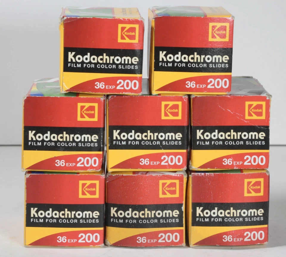10x Rolls Kodak Kodachrome ISO 200 Color Slide Film Expired 35mm