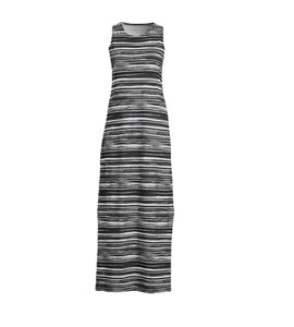 Lands' End Damen S-1X langes ärmelloses Schwimmen Überziehen Baumwolle Jersey Maxikleid B - Bild 1 von 13