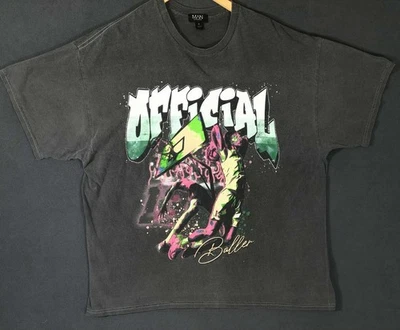 BoohooMAN Official Baller 图形 T 恤黑色 M 码 #4 — 第 1/4 张图片