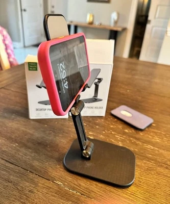 Universal Folding Desktop Mobile Phone Stand For Mobile Phone and Tablets 10 Pak - Image 1 of 4