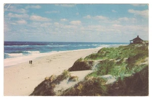 Cape Cod Massachusetts Beach Scene Postcard - by Winthrop P Moore - Picture 1 of 2