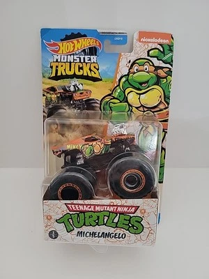 Monster Trucks Michelangelo 2020 Teenage Mutant Ninja Turtles TMNT Hot Wheels    Foto 1 de 4