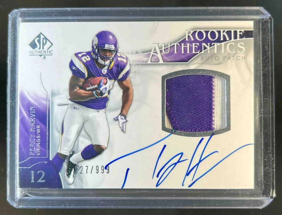2009 SP Authentic Percy Harvin Rookie RC Auto #/999 Vikings - Image 1 of 2