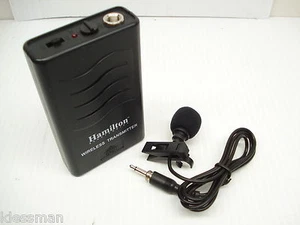 Hamilton Electronics Wireless Transmitter 186.6 and Lapel Microphone - Picture 1 of 2