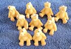 Avon Exclusive 1998 ENESCO P Hillman Teddy Bears Figurine Bow W/ Jewel Lot Of 9