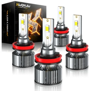 For Chevrolet Malibu 2005-2012 LED Headlights H11+H9 Bulbs High Low Beam 6000K - Bild 1 von 12