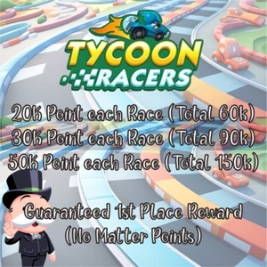 Tycoon Racers Partner - Mono_poly Go (20K/30K/50K/100K & Assured 1st Place) - Picture 1 of 2