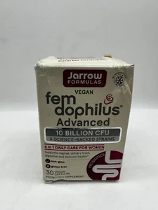 Vegan Fem Dophilus, Advanced, 10 Billion CFU (250 mg), 30 Veggie Capsules Ex4/26 - Picture 1 of 3