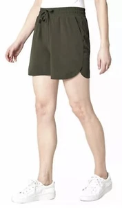 NWT Women’s Small Mondetta Green Woven Stretch Shorts 5” Inseam - Picture 1 of 12