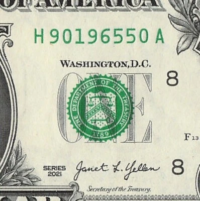 SEP 5 1965 Date Note Fancy Serial Number One Dollar Bill 09 05 1965 - Image 1 of 4