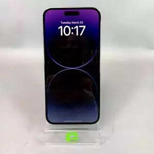 Unlocked Apple iPhone 14 Pro Max eSIM 128GB 18.3.1 DEEP PURPLE MQ8R3LL/A - Picture 1 of 7