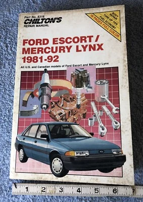 Manual de reparación Ford Escort Mercury Lynx 1981-1992 de Chilton Foto 1 de 2