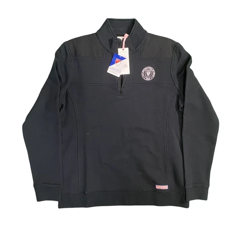 Vineyard Vines MLS Inter Miami CF Quarter-Zip Sweater (M) (BNWT) Cover
