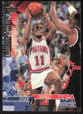 1994-95 Upper Deck USA Basketball Career Highlights Isiah Thomas #69 USA - Image 1 of 2